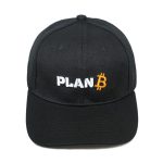 Bitcoin Plan B Embroidered Hat Cotton Adjustable Hat, Bitcoin Cap, Plan B Hat